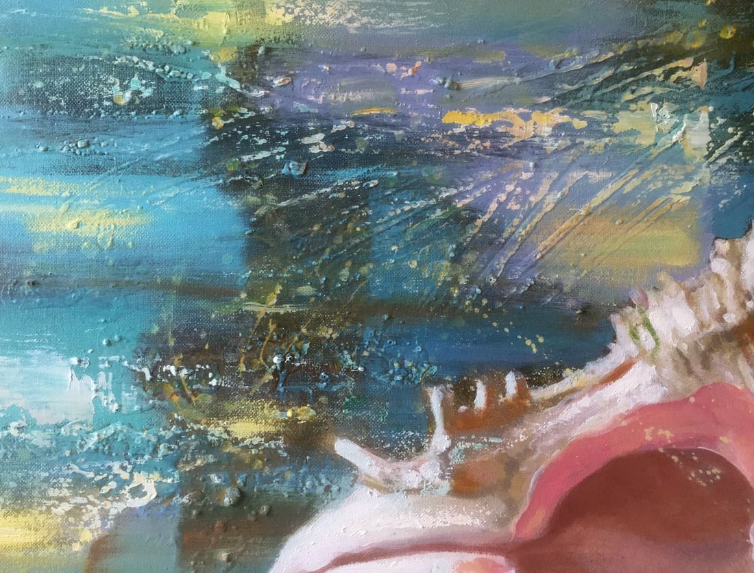 Abstract oil painting Seaside Anatoly Borisovich Tarabanov - 2