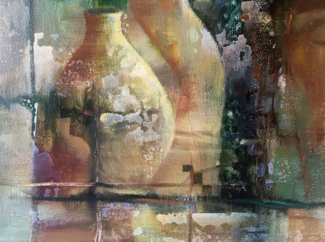 Abstract oil painting Water carrier Anatoly Borisovich Tarabanov - 8