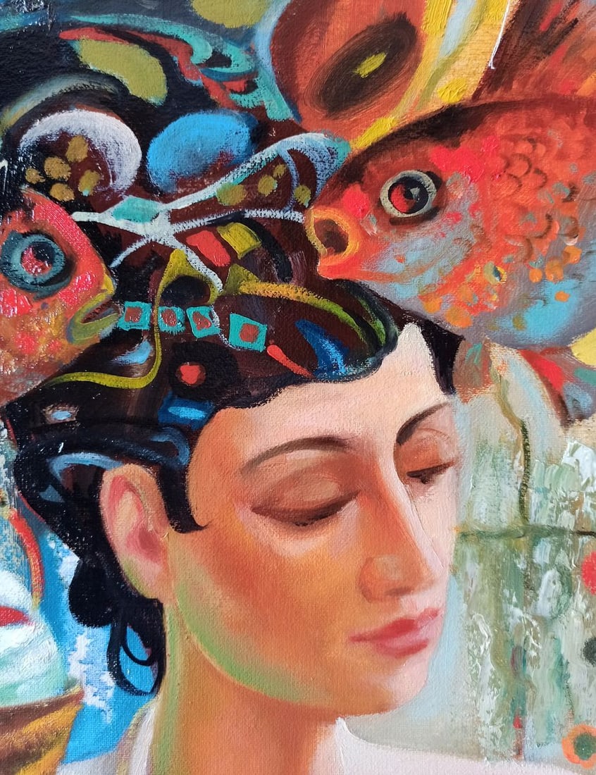 Abstract oil painting Metamorphoses Anatoly Borisovich Tarabanov - 3