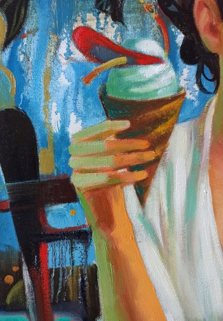 Abstract oil painting Metamorphoses Anatoly Borisovich Tarabanov - 6