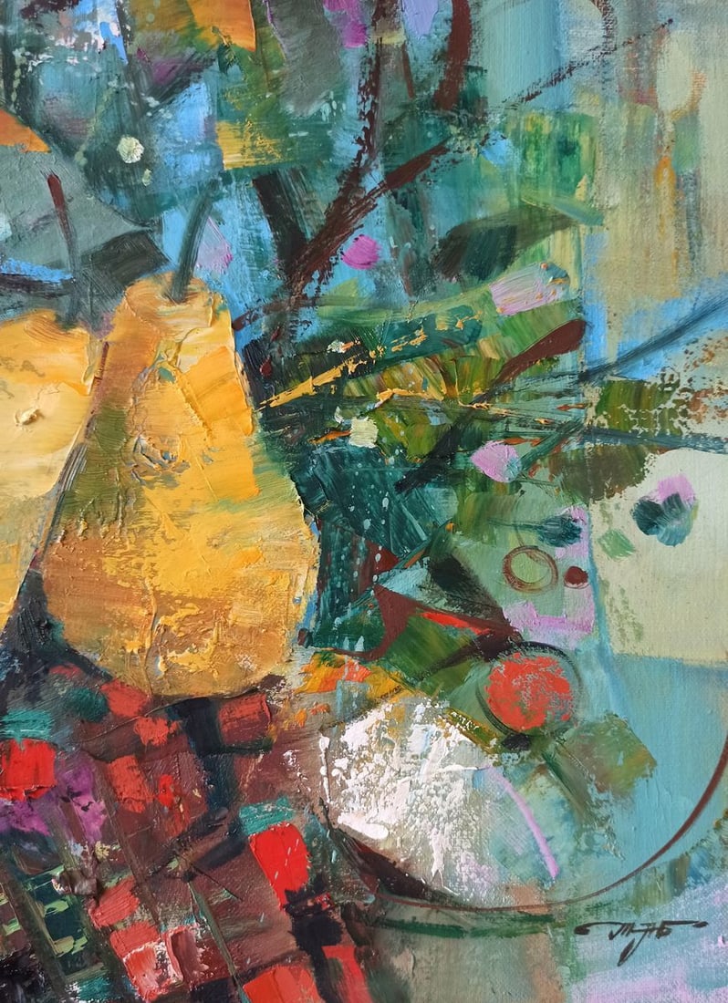 Abstract oil painting Still life Anatoly Borisovich Tarabanov - 6