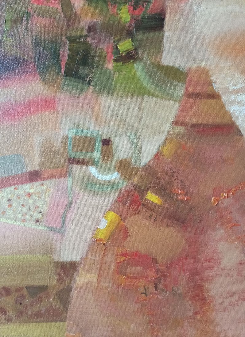 Abstract oil painting Tea party Anatoly Borisovich Tarabanov - 11