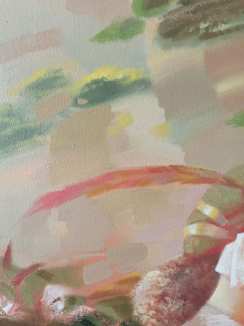 Abstract oil painting Tea party Anatoly Borisovich Tarabanov - 2