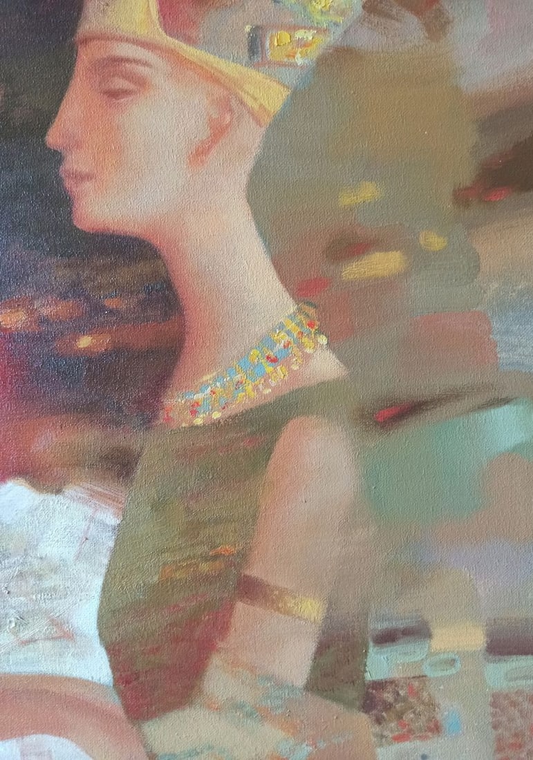 Abstract oil painting Tea party Anatoly Borisovich Tarabanov - 7