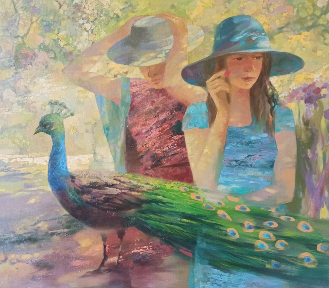 Abstract oil painting Noon Anatoly Borisovich Tarabanov (1 of 10)