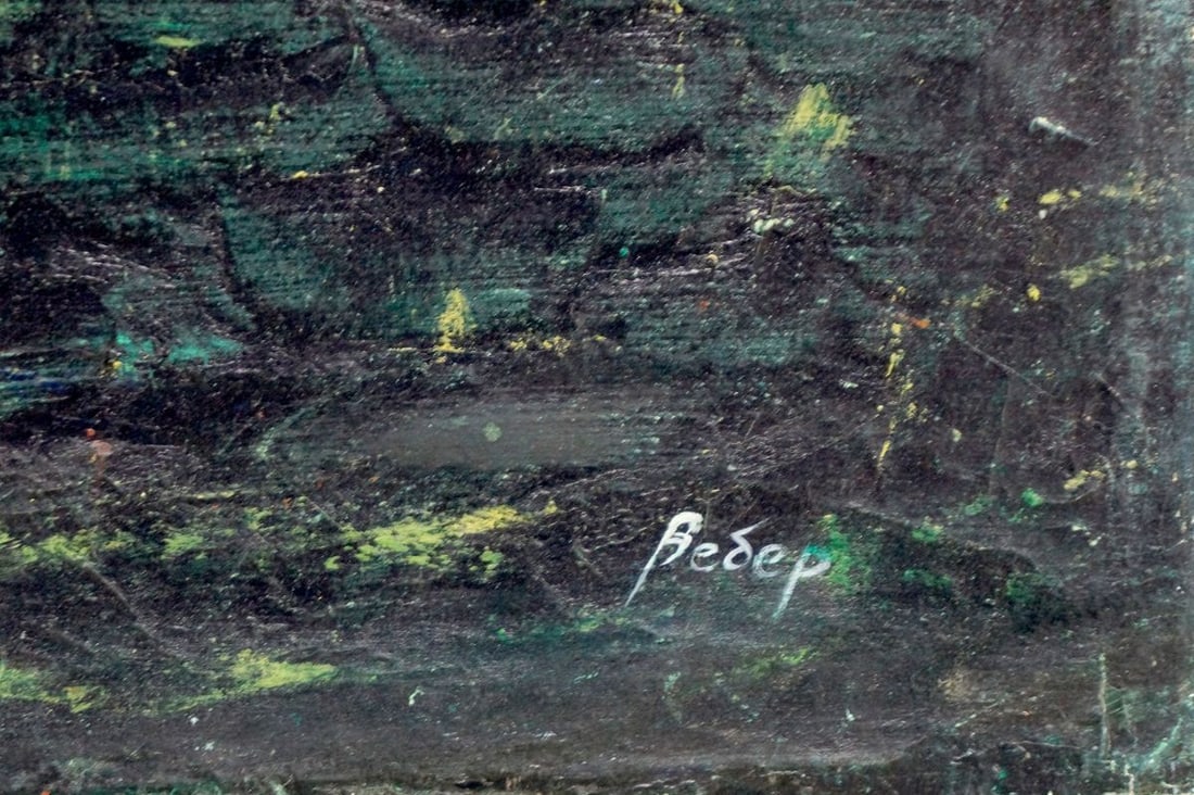 Oil painting Cliffs in the sea Veber - 6