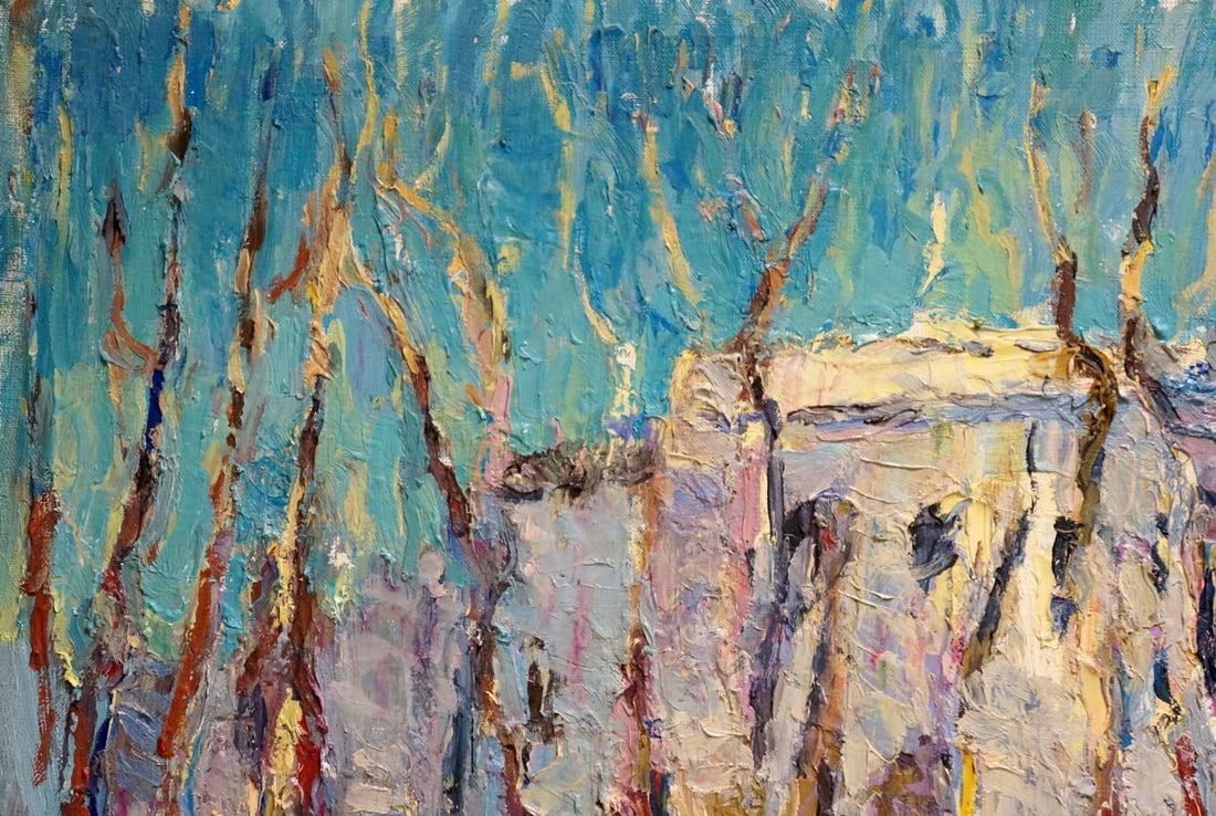 Oil painting Winter landscape Dupliy Sergey Alexandrovich - 2