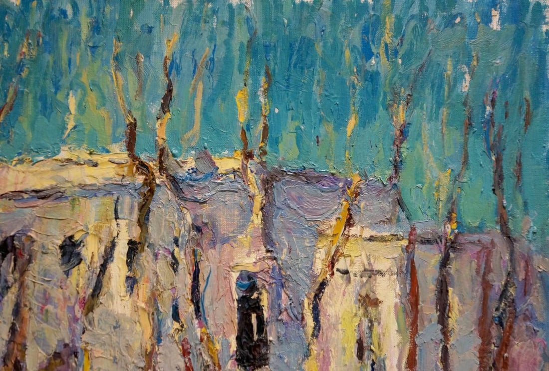 Oil painting Winter landscape Dupliy Sergey Alexandrovich - 3