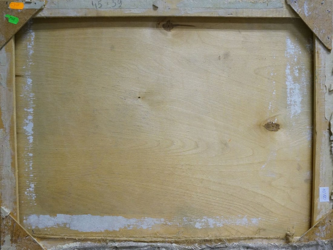 Oil painting Winter landscape - 7