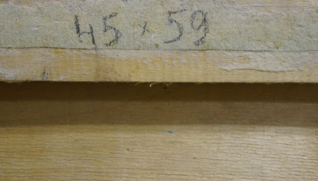 Oil painting Winter landscape - 8