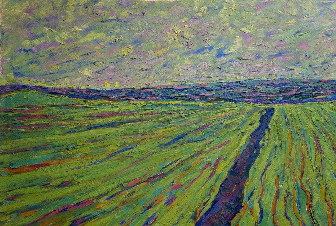 Oil painting Fields Chvala Dmitry Andreevich - 2