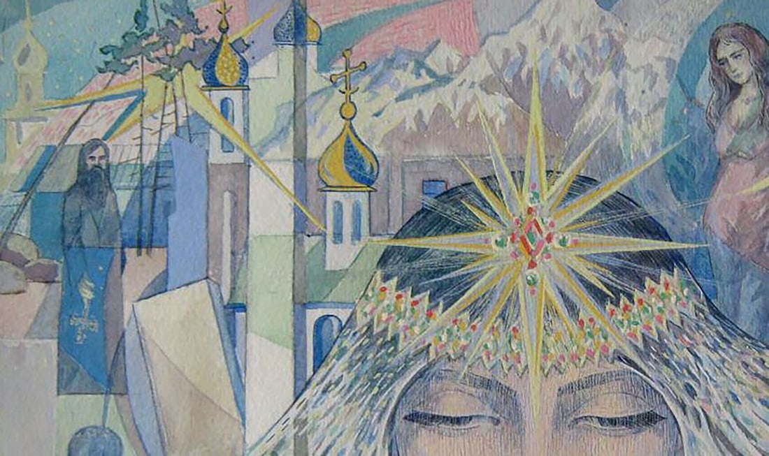 Watercolor painting Dreams Kalebets Valery - 2