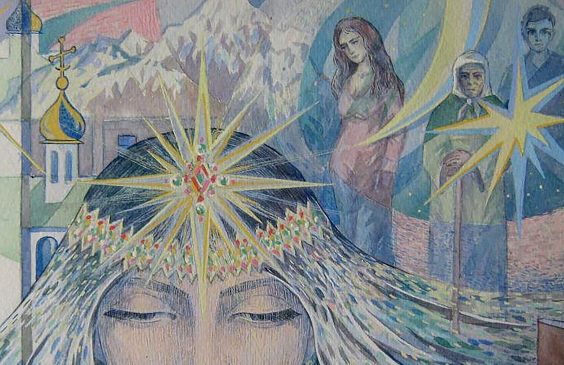 Watercolor painting Dreams Kalebets Valery - 3