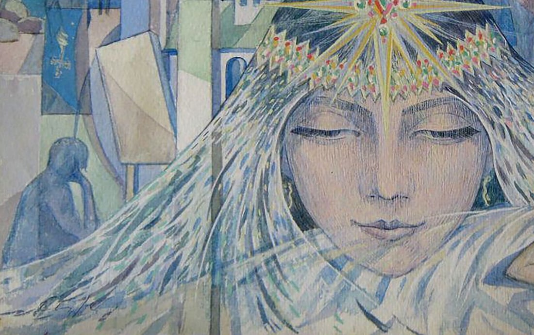 Watercolor painting Dreams Kalebets Valery - 4