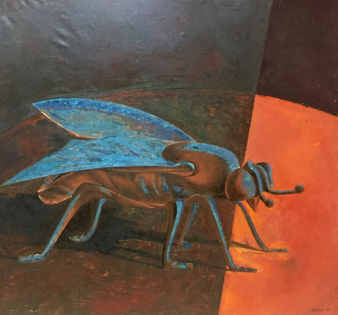 Oil painting Fly Alexey Fedorovich Vlasov (1 of 9)