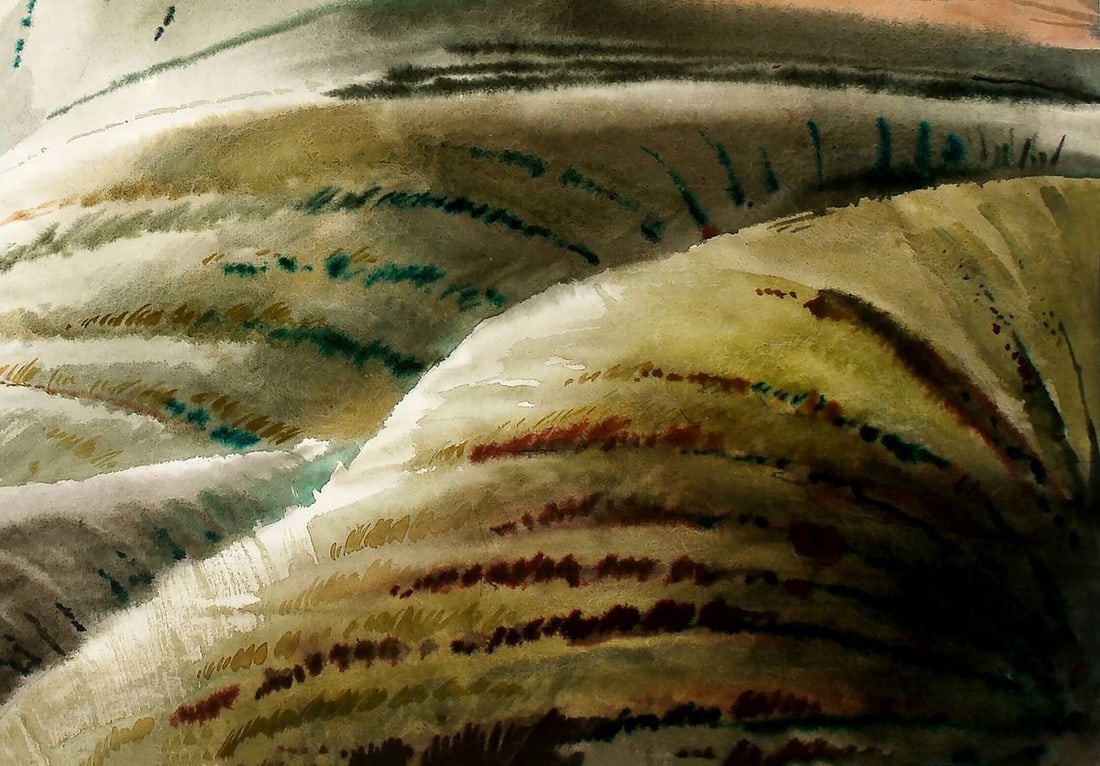 Watercolor painting Eastern Crimea Egor Ktpatunov - 5