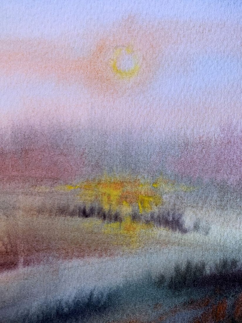 Pastel painting Mill on the outskirts Svetlana Gramm - 8