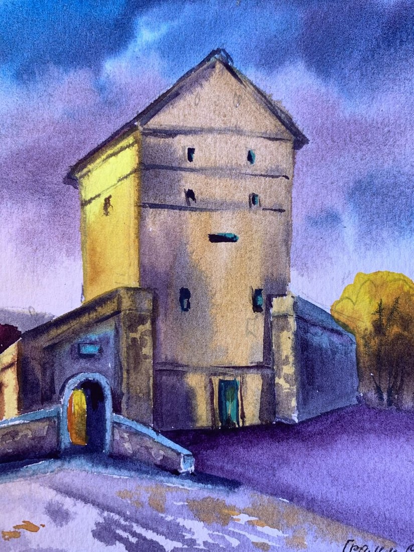 Watercolor painting Enhanced Defense Svetlana Gramm - 7