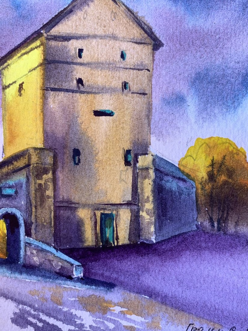 Watercolor painting Enhanced Defense Svetlana Gramm - 9