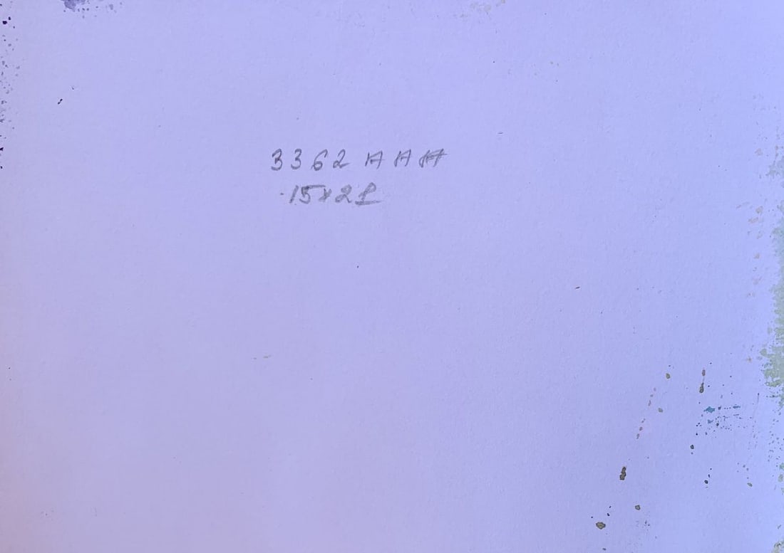 Watercolor painting Shore is covered with clouds Svetlana Gramm - 12