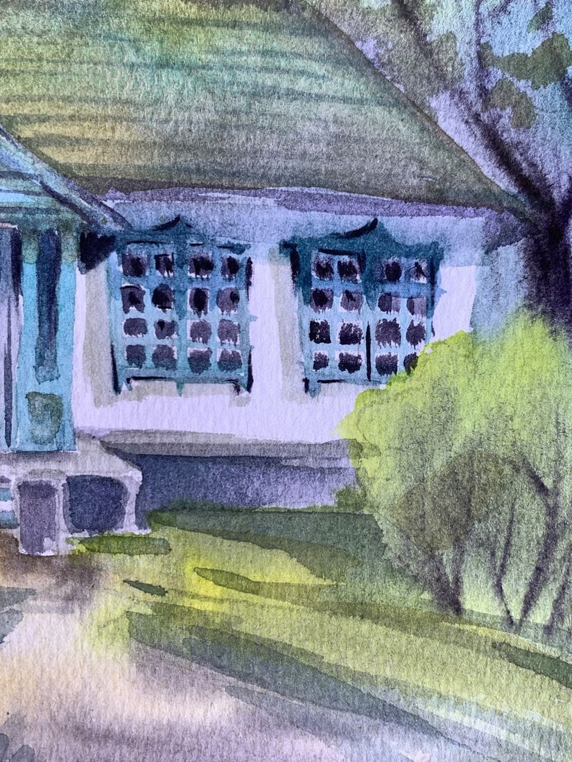 Watercolor painting Memory of home Svetlana Gramm - 10