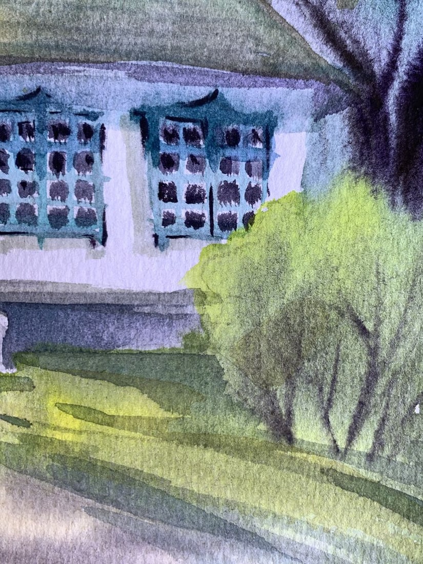 Watercolor painting Memory of home Svetlana Gramm - 11