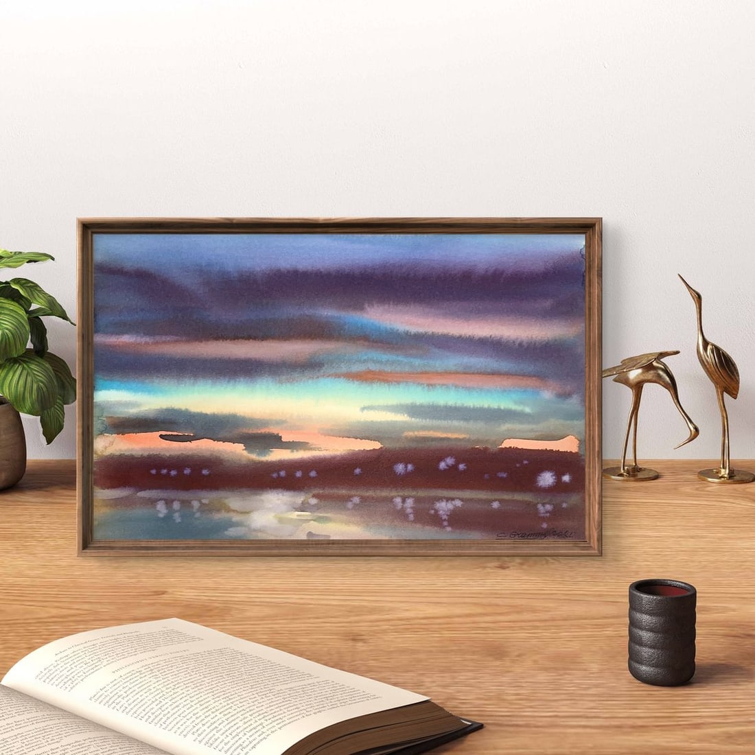 Watercolor painting With a touch of magic Svetlana Gramm - 2