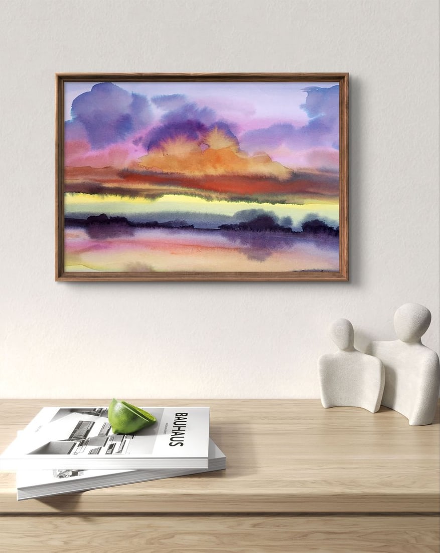 Watercolor painting Color mood Svetlana Gramm - 2