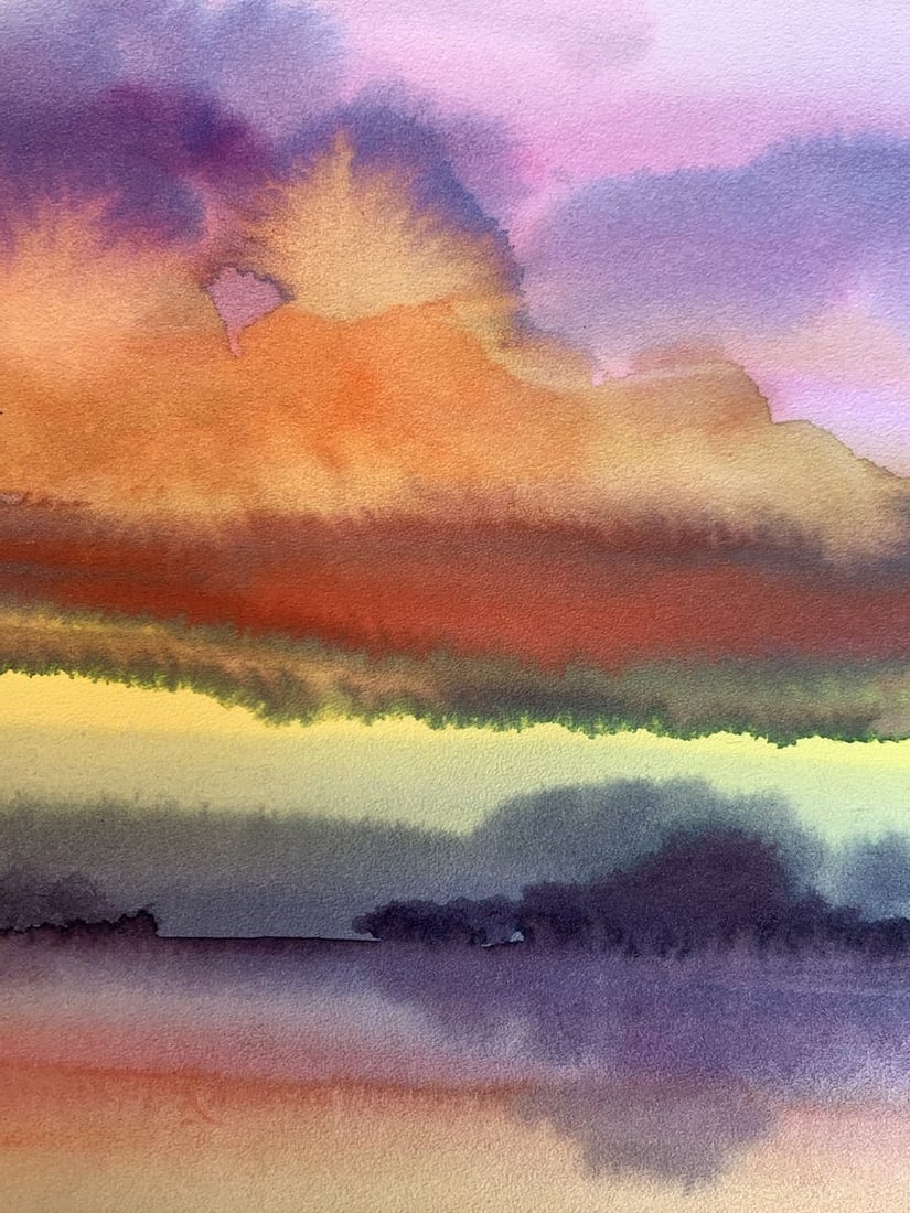 Watercolor painting Color mood Svetlana Gramm - 7