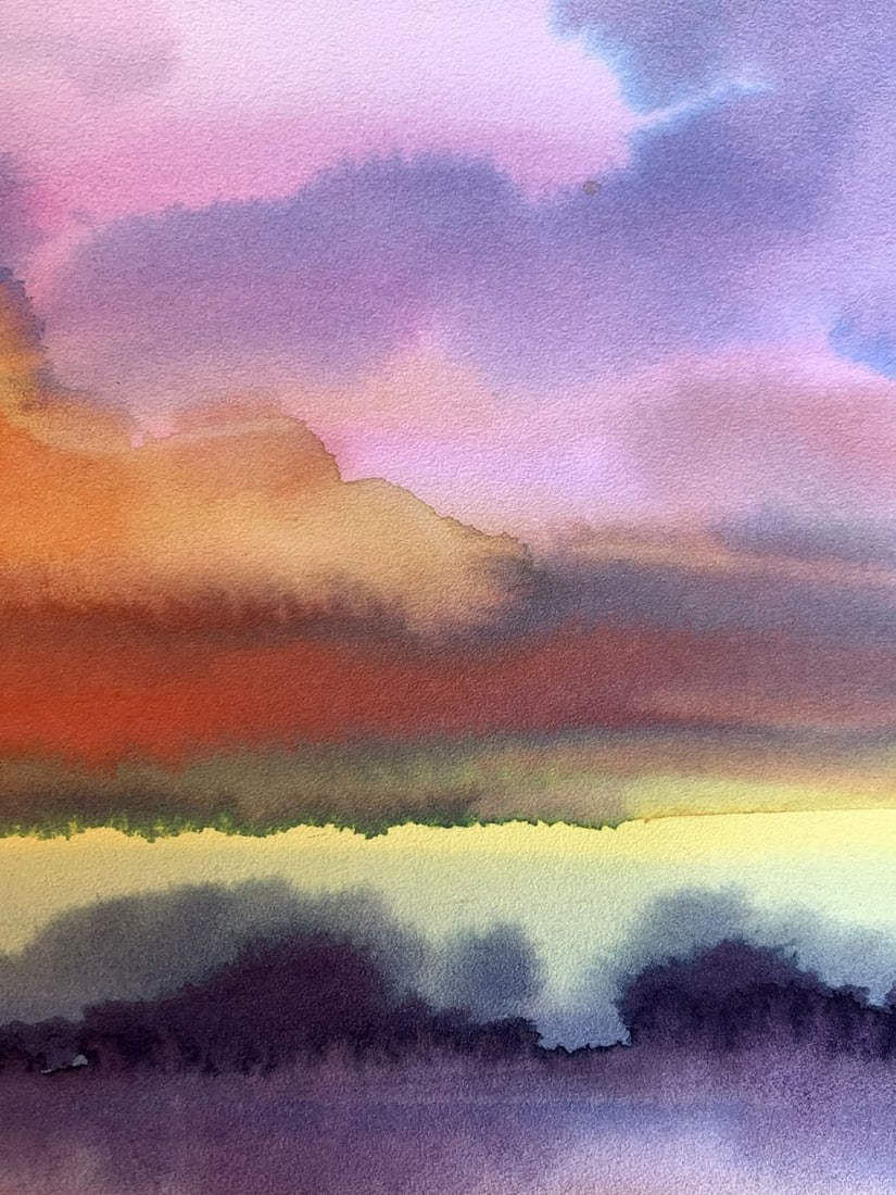 Watercolor painting Color mood Svetlana Gramm - 9