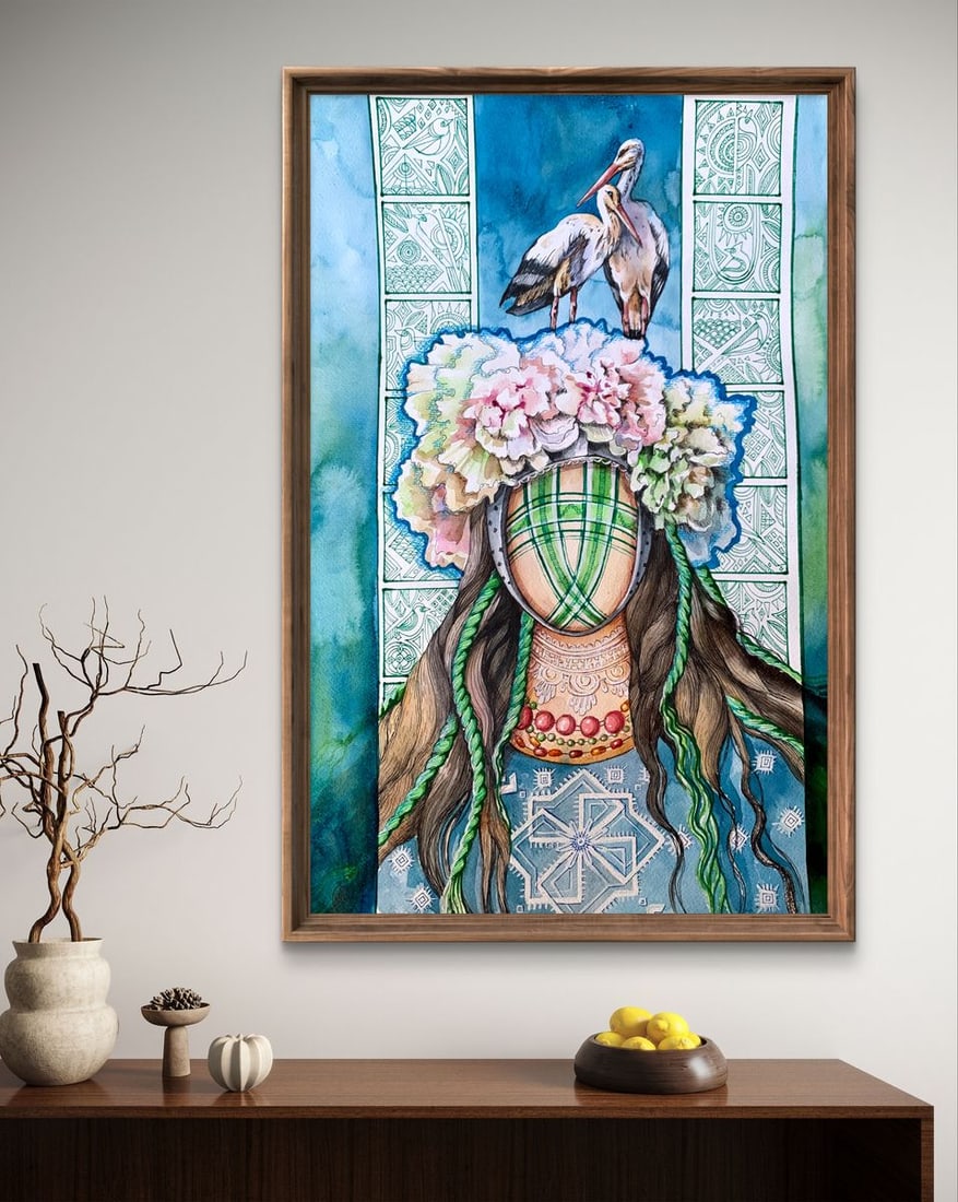 Watercolor painting Guardian of the Renaissance Olga Ponomaryva - 3