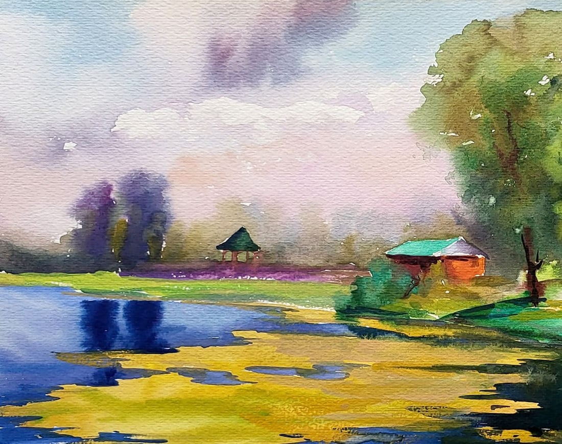 Watercolor painting It took a long time Serdyuk Boris Petrovich - 2