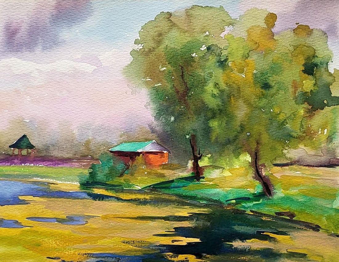 Watercolor painting It took a long time Serdyuk Boris Petrovich - 3