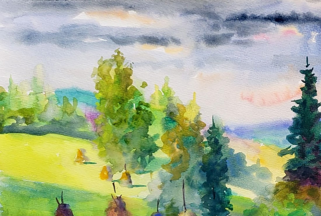 Watercolor painting Coins Serdyuk Boris Petrovich - 2