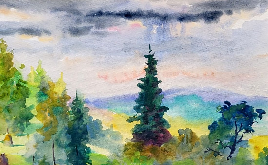 Watercolor painting Coins Serdyuk Boris Petrovich - 3