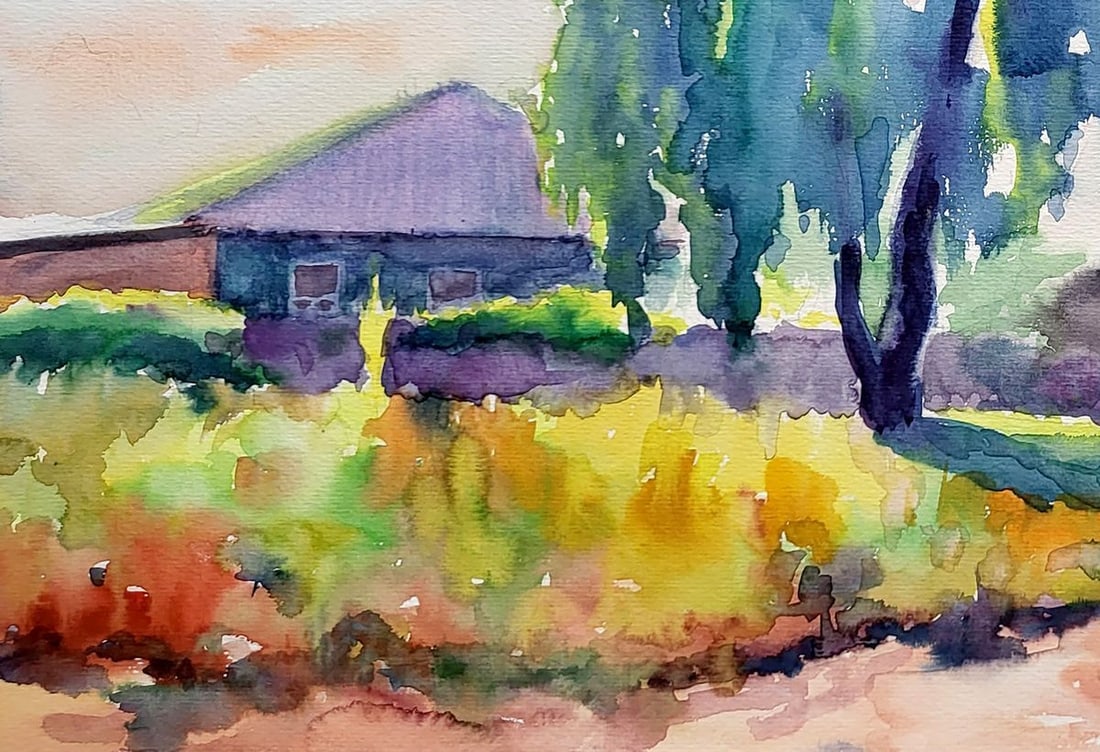 Watercolor painting Morning Serdyuk Boris Petrovich - 4