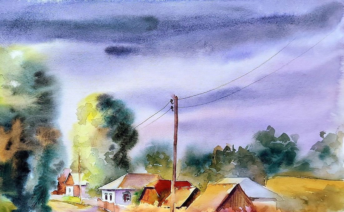 Watercolor painting Morning Serdyuk Boris Petrovich - 3