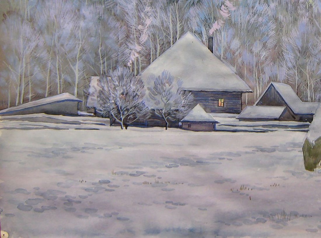 Watercolor painting Fast Kalebets Valery - 4