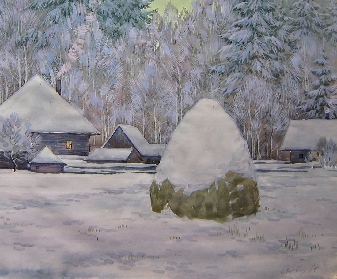 Watercolor painting Fast Kalebets Valery - 5