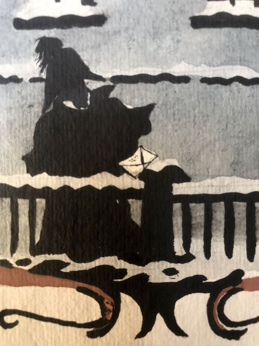 Watercolor painting In the night city Alexander Arkadievich Litvinov - 8