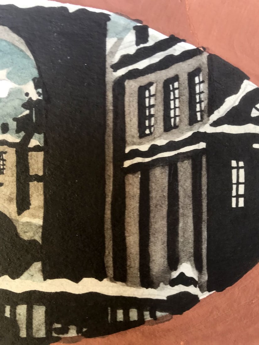 Watercolor painting City overseer Alexander Arkadievich Litvinov - 10