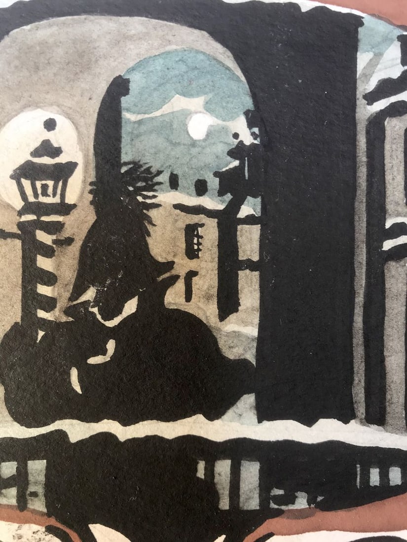 Watercolor painting City overseer Alexander Arkadievich Litvinov - 8