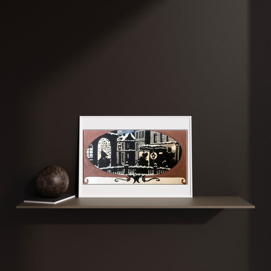 Watercolor painting On Bridge Alexander Arkadievich Litvinov - 2