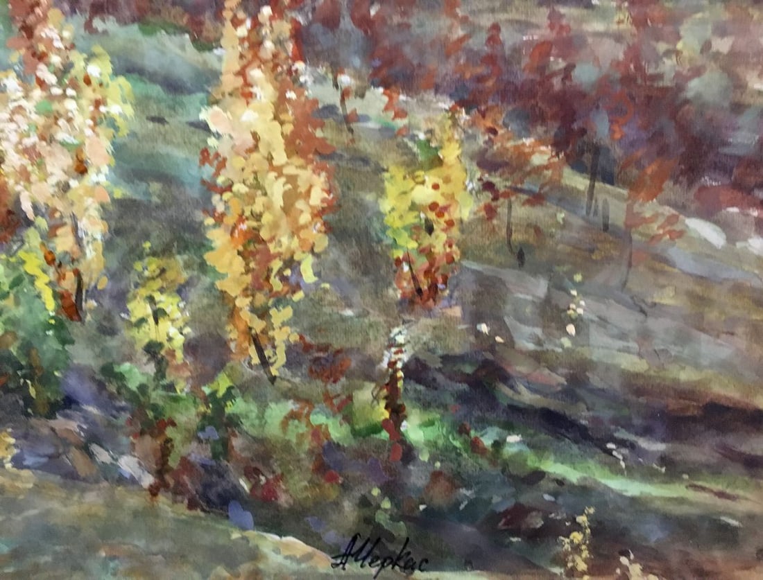 Watercolor painting Forest Glade Cherkas A.G. - 3