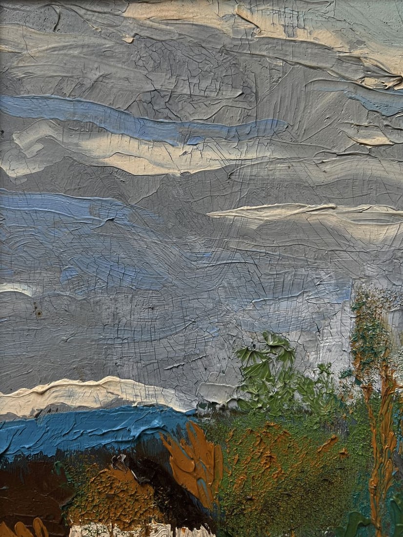 Oil painting The comfort of rural silence Oleksandr Gukalov - 5