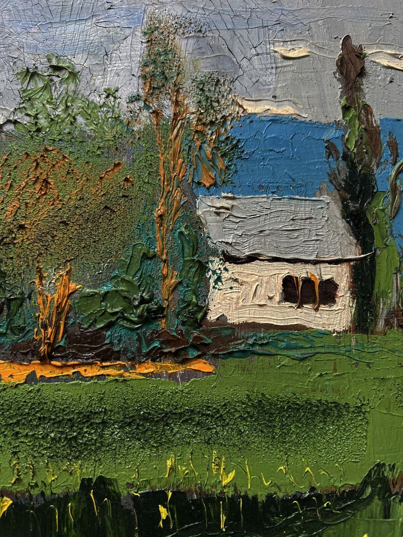 Oil painting The comfort of rural silence Oleksandr Gukalov - 6