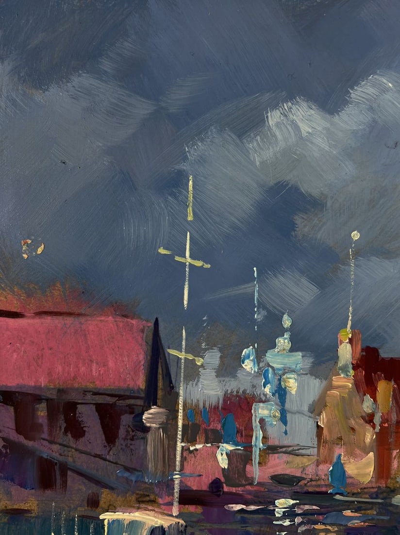 Oil painting City on the water Yuriy Suprunchuk - 6