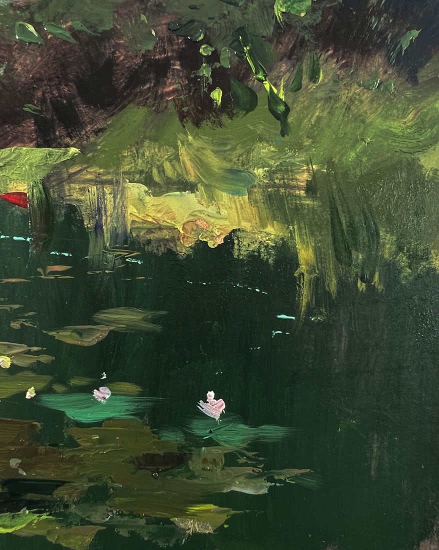 Oil painting River near the village Yuriy Suprunchuk - 9