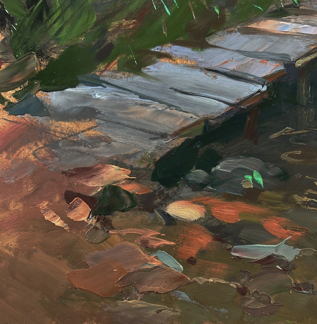 Oil painting Girl on a boat Yuriy Suprunchuk - 7