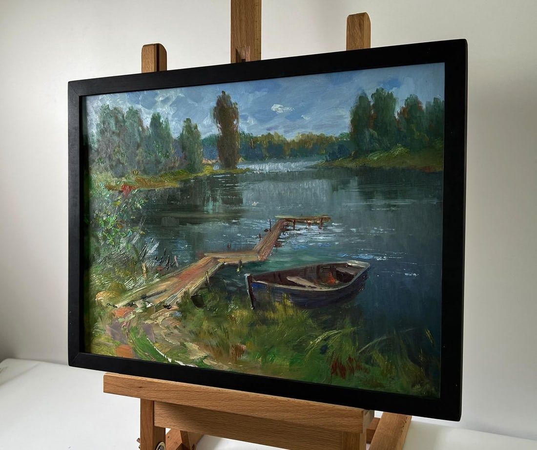Oil painting The Winding River Yuriy Suprunchuk - 2